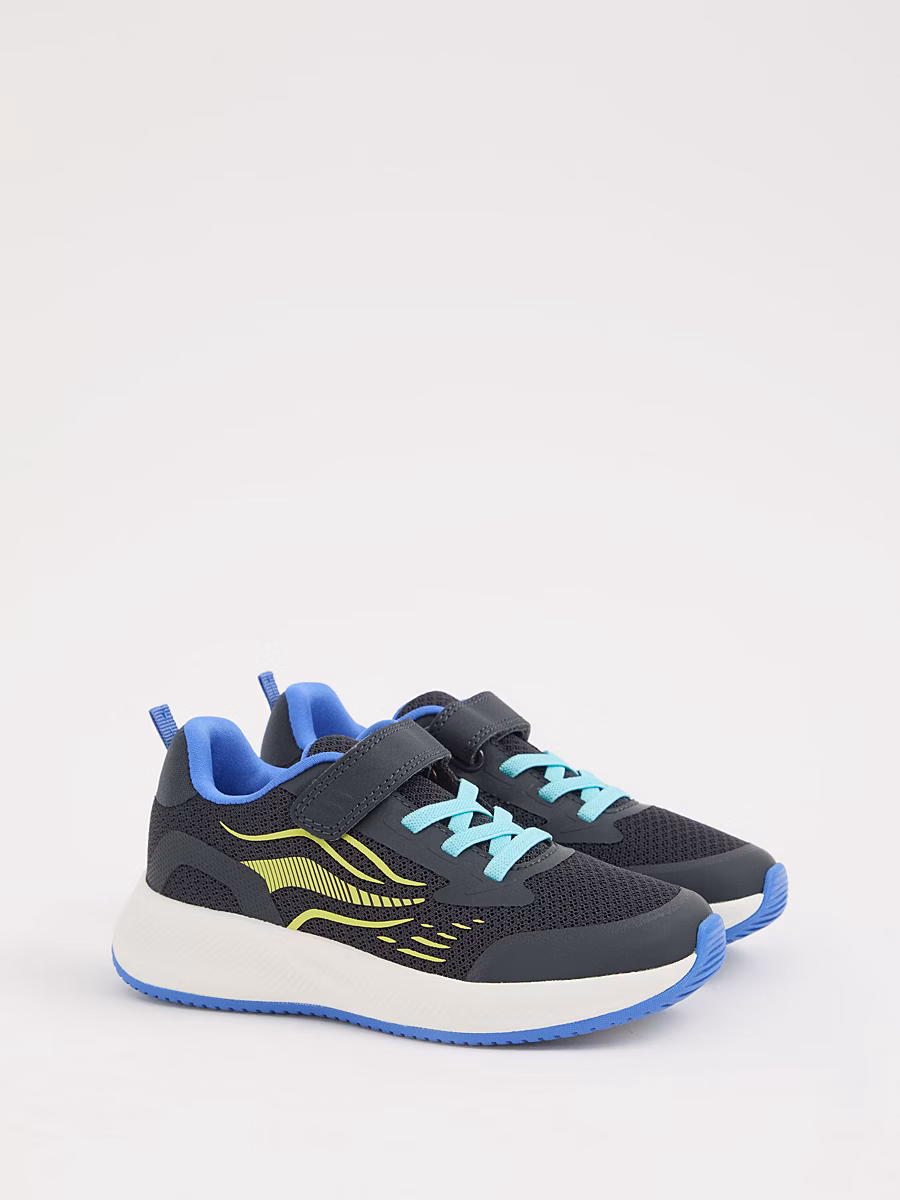 Navy Mesh Single Strap Trainers detail 2