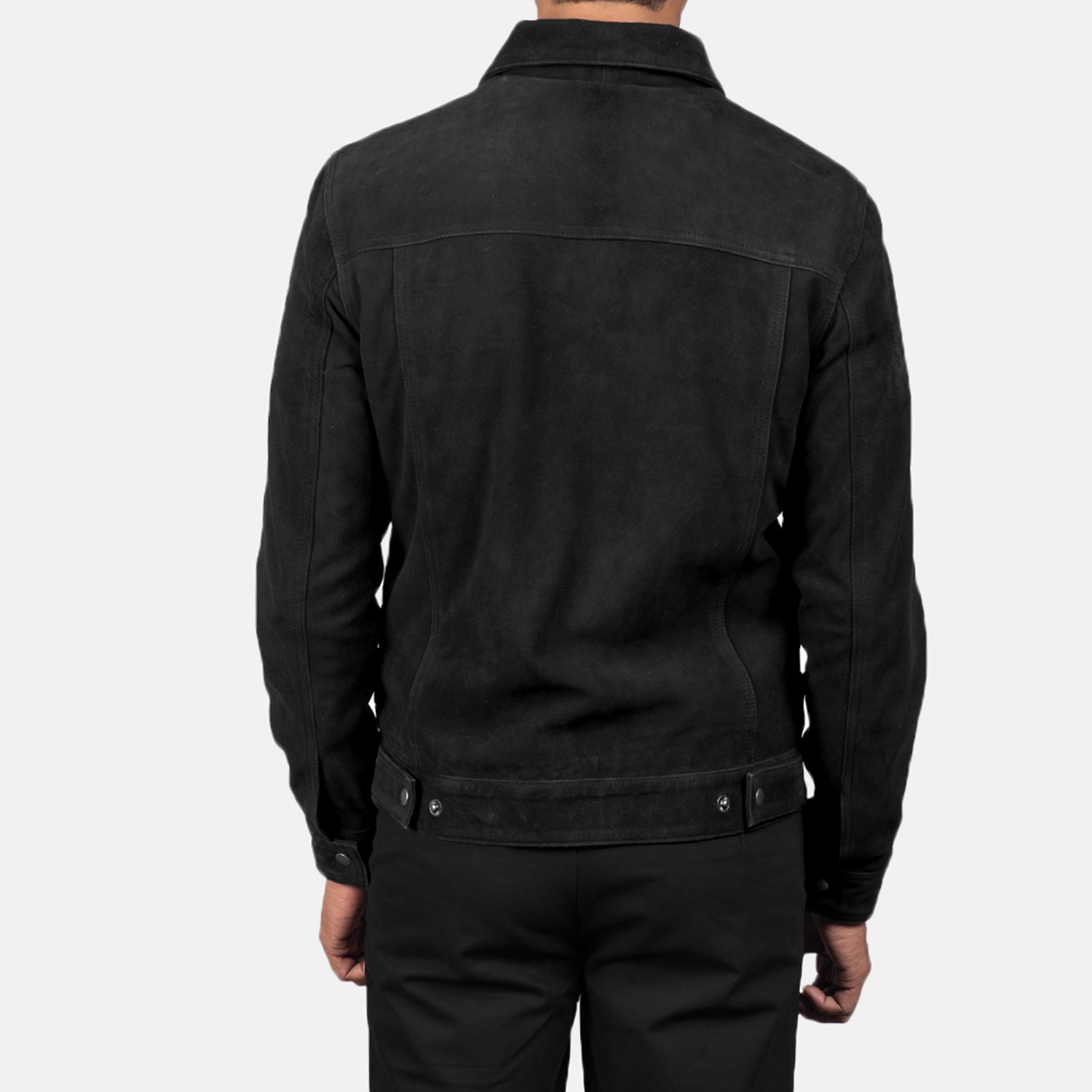 Men's Suede Trucker Jacket