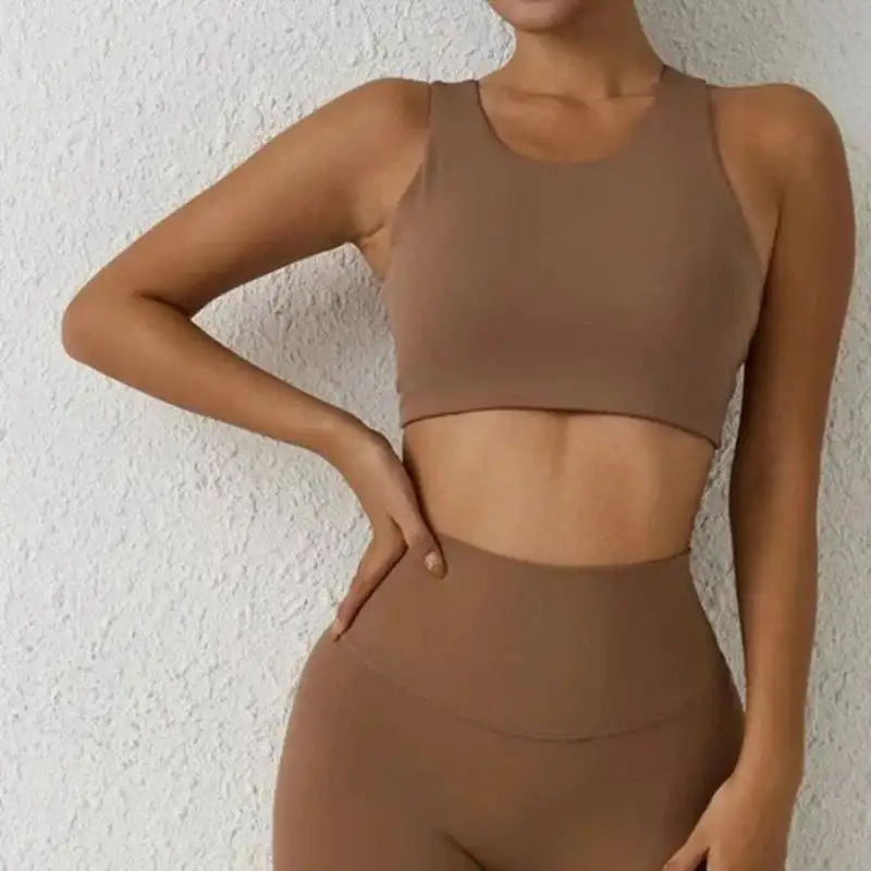 Sports Bra with Asymmetric Back
