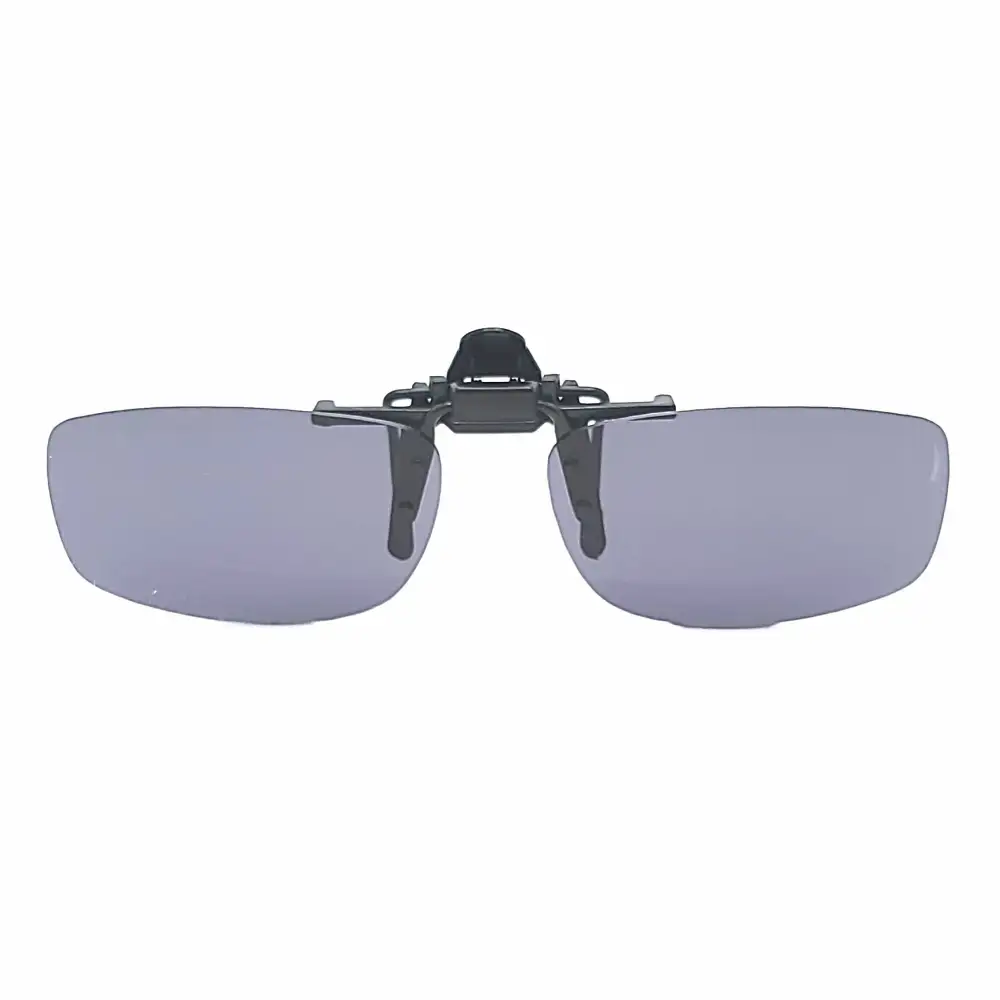 Large 58mm Polarized Flip-Up Clip-On Sunglasses