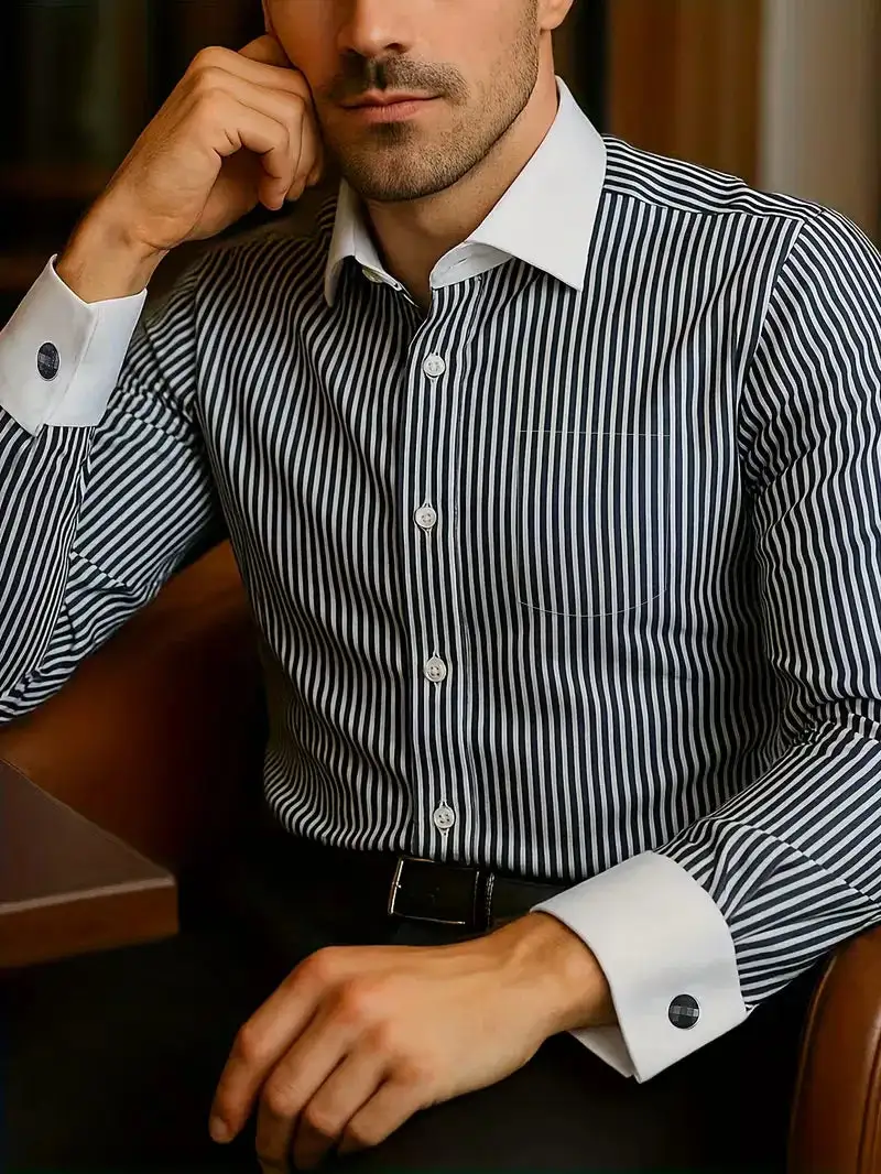 Textured Refined Everyday Casual Shirt