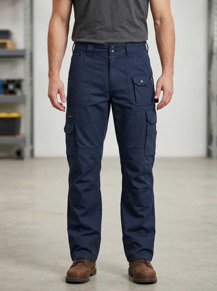 Men's Trade Ready Reinforced Knee Multi-Pocket Work Pants