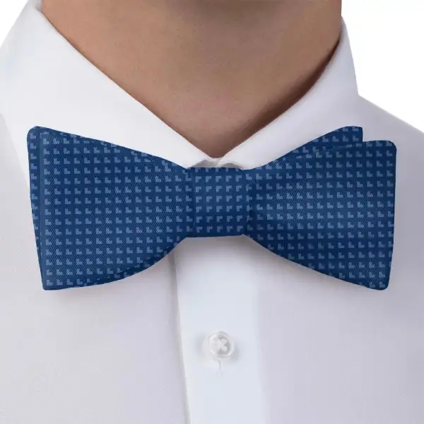 Nailhead Pattern Bow Tie