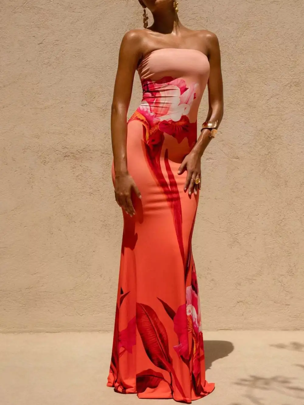 Smooth Finish Tube Maxi Dress