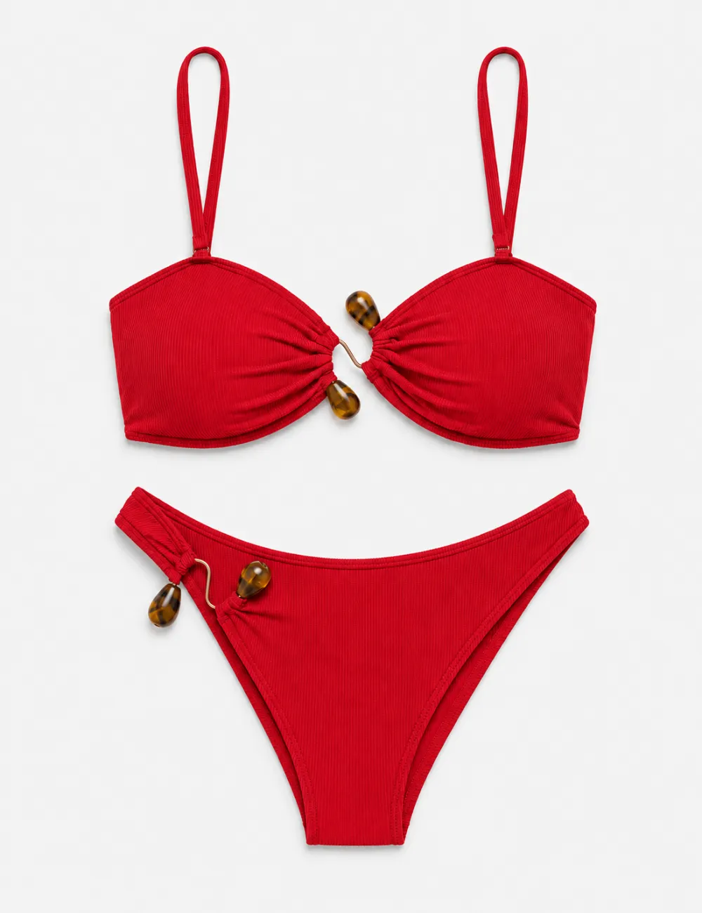 Z Clip with Natural Stone Inspired Bikini Set