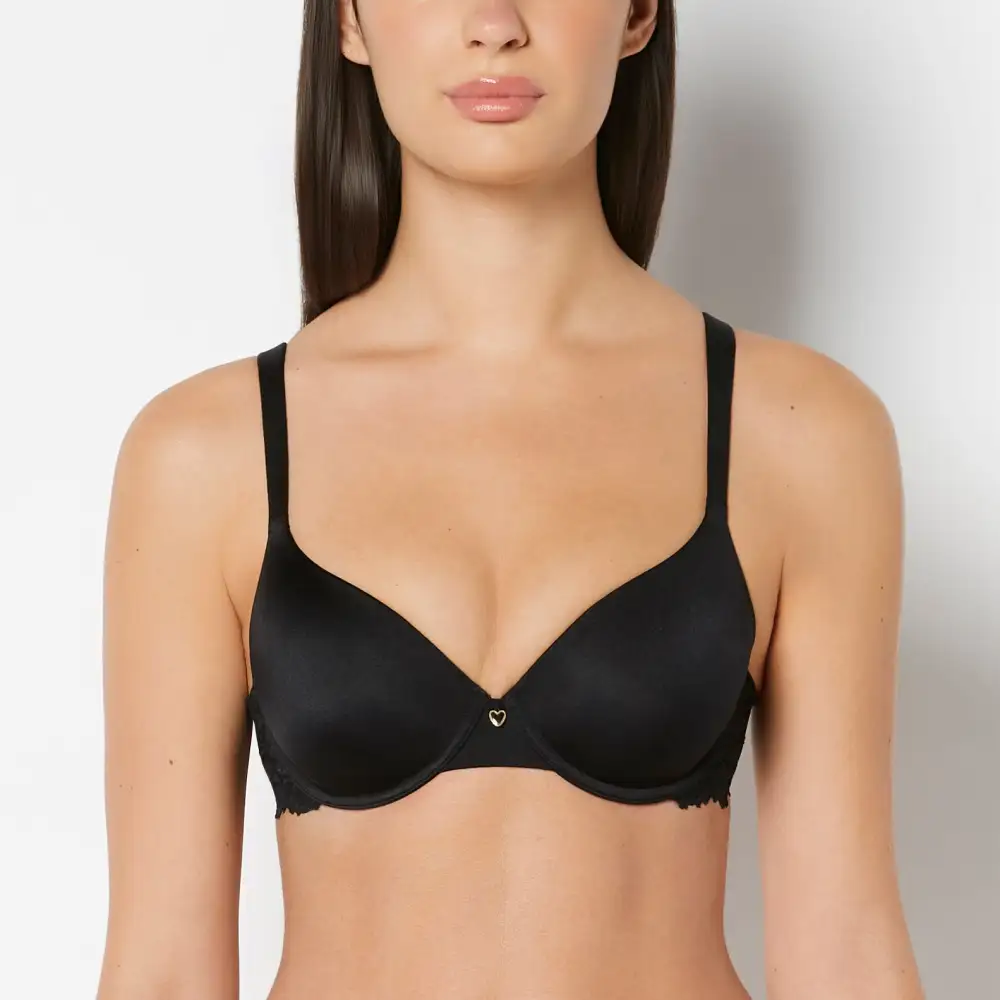 Full Coverage Lightly Lined Bra With Romantic Lace Wing