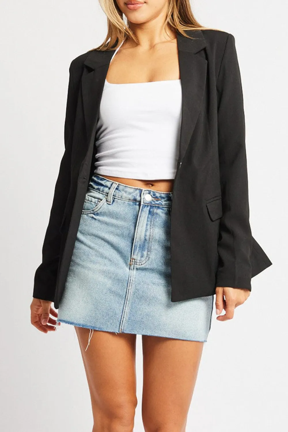 Black Smart Blazer