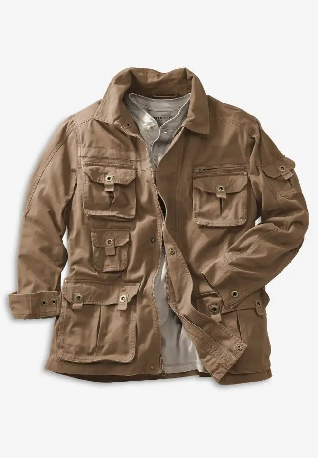 9 Pocket Twill Utility Jacket
