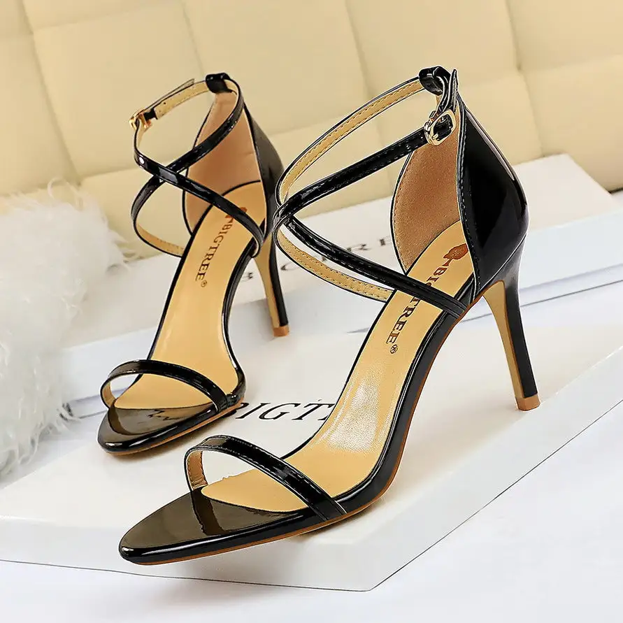 Strappy Stiletto Heels