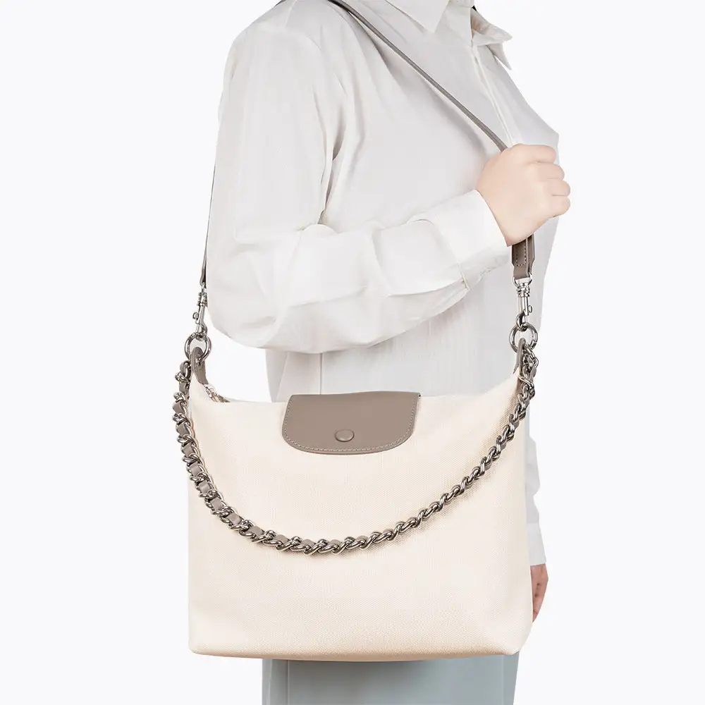 Roomy Leather Textured Tote Bag