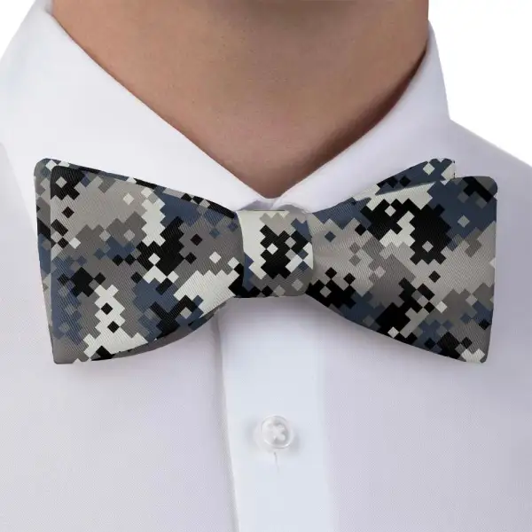 Digi Camo Pattern Bow Tie