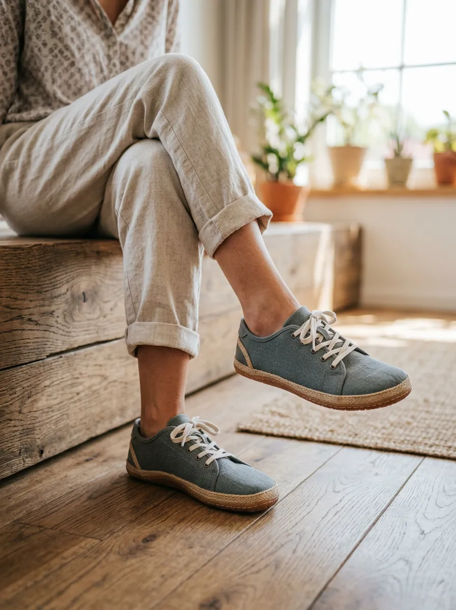 Flexible Minimalist Graphic Profile Unisex Barefoot Shoes