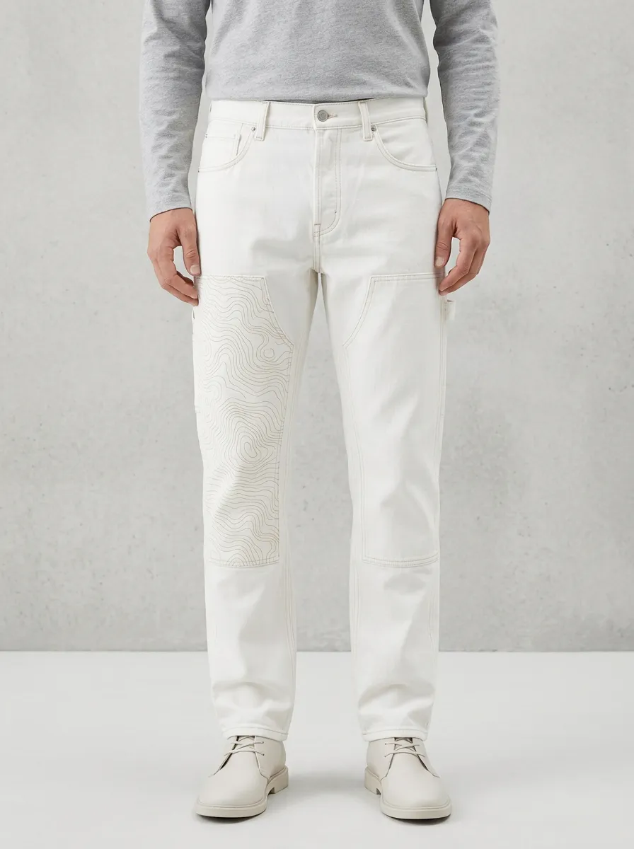 Explorer Topographic Map High Jeans