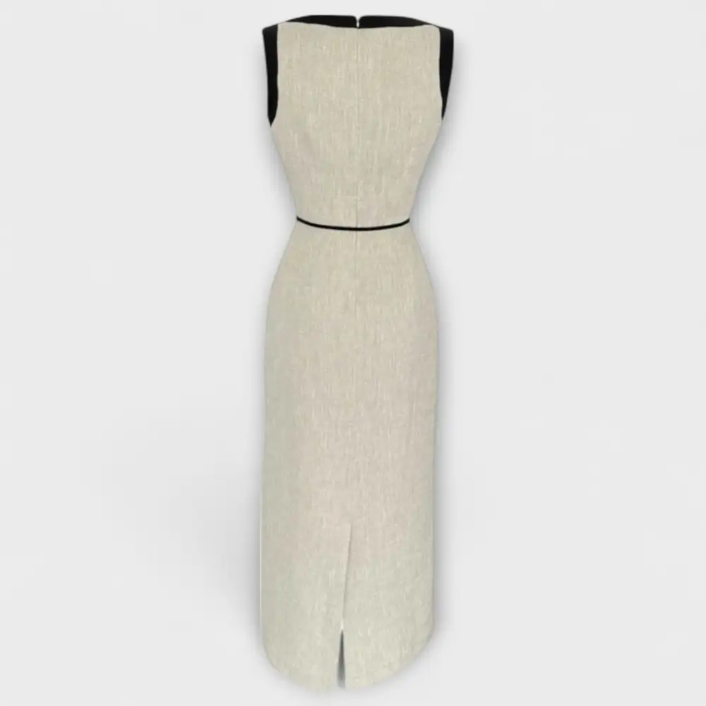 Refined Sleeveless Everyday Casual Dress
