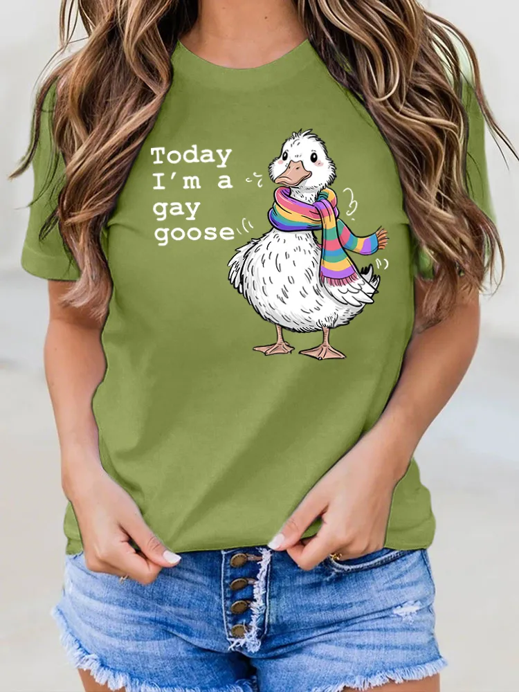 Graphic Round-Neck Short Sleeve T-Shirts