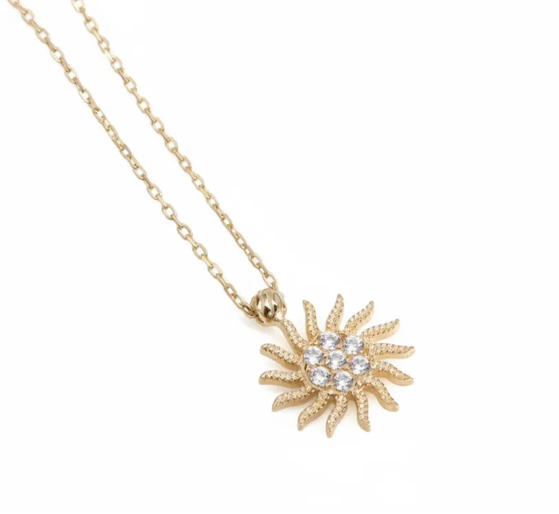 Dainty Sun Necklace