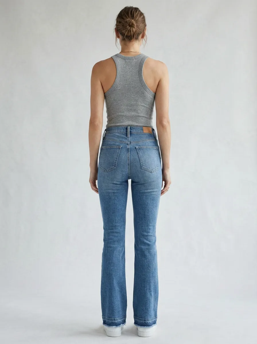 Women's High Waist Casual Denim Jeans