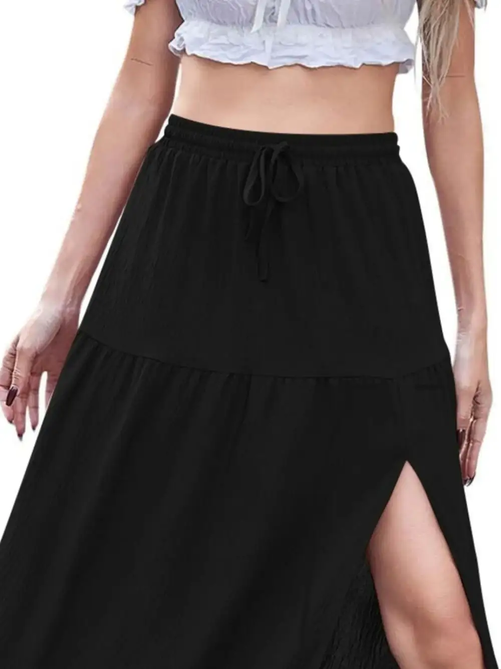 Slit Maxi Skirt
