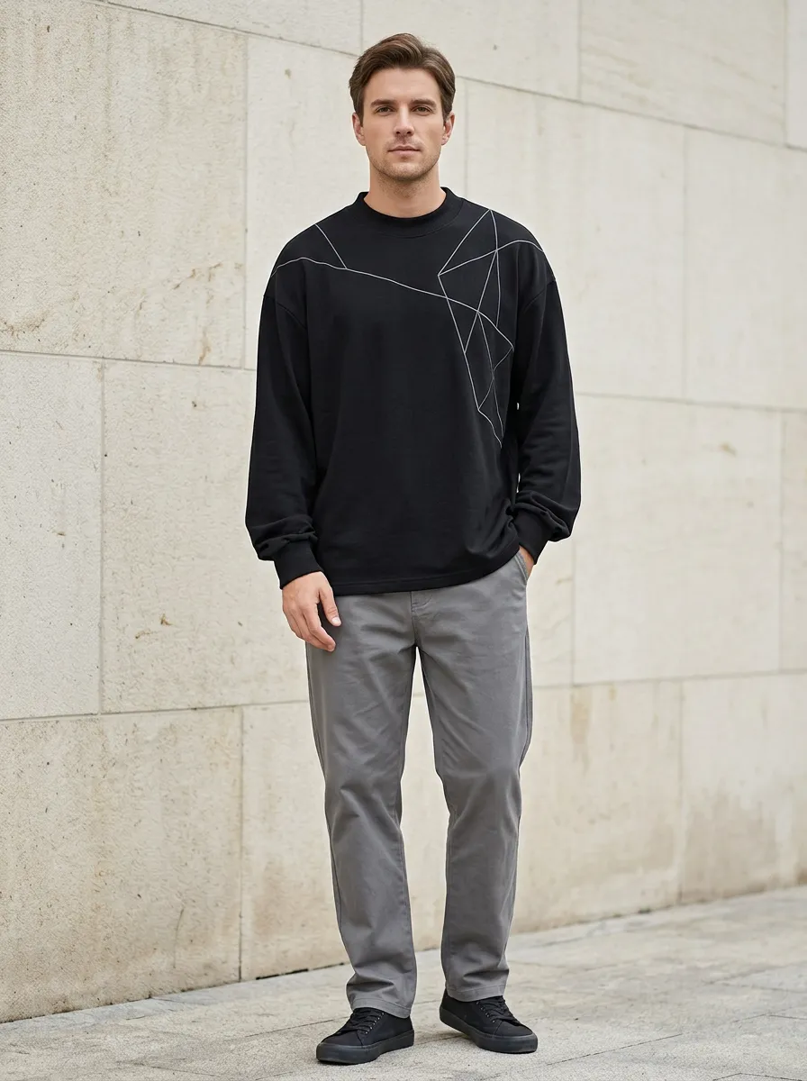 Men's Long Sleeve Everyday Style Layering Shirt