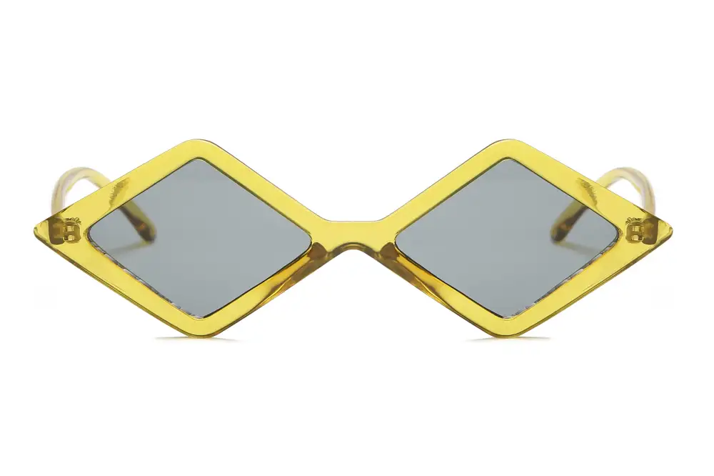 Modern Geometric Diamond Shape Sunglasses