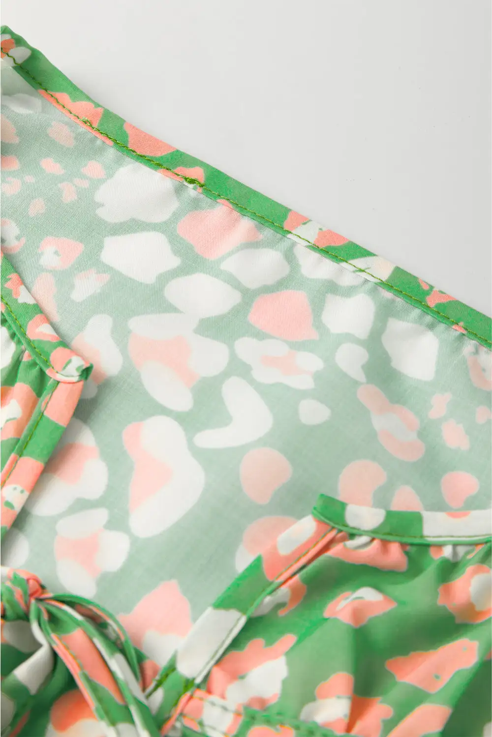 Leopard Print Abstract Print Blouse