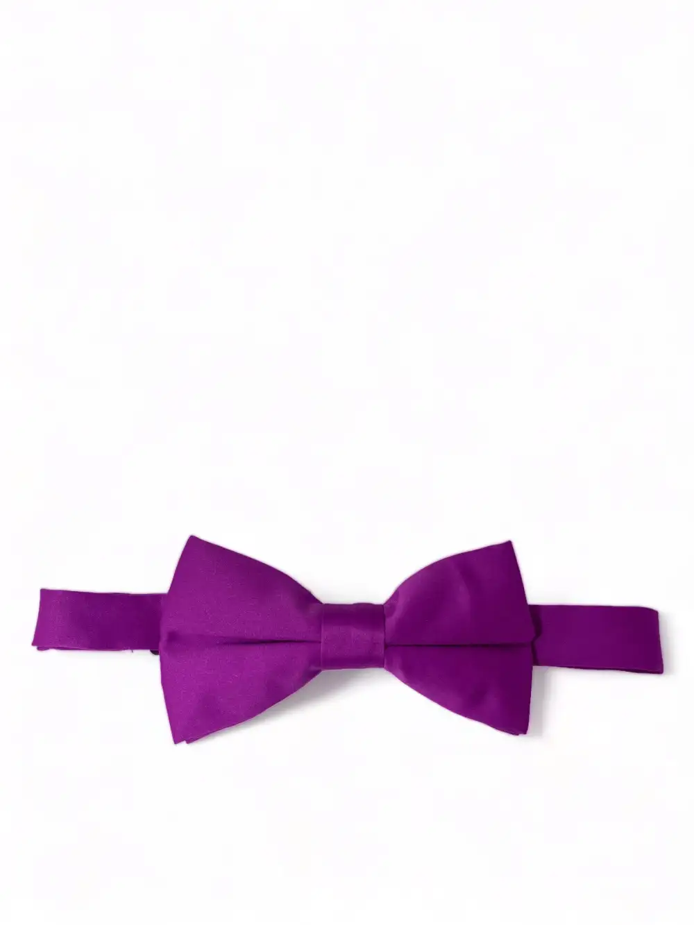 Crisp Solid Polyester Pre-Tied Bow Tie