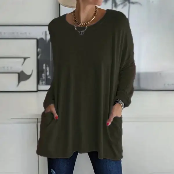  Relaxed Long Sleeve Top