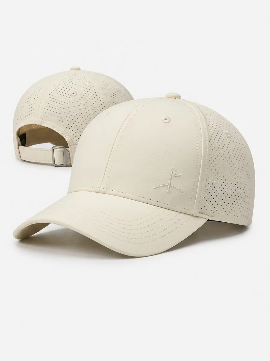 Unisex Equestrian Lover Horse Flag Embroidered Perforated Cap
