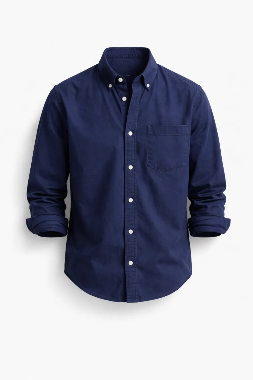 Refined Chest Pocket Classic Long Sleeve Shirt