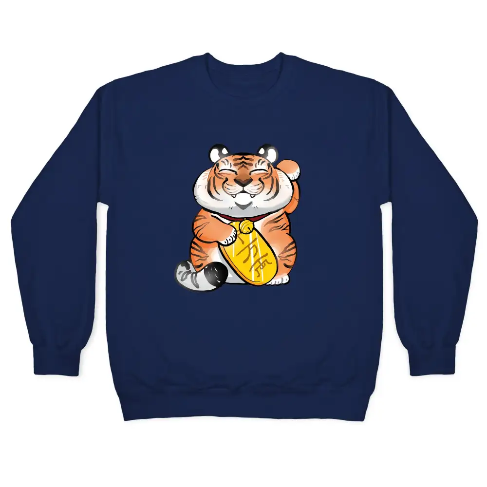 Textured Moon Crewneck Sweatshirt