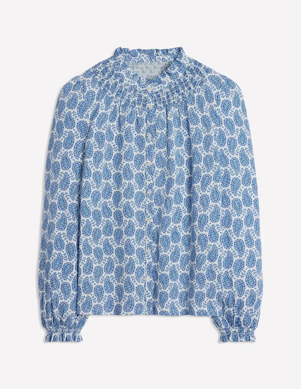 Fay Smocked Jersey Shirt
