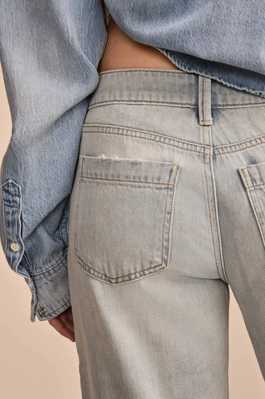 Casual Style Loose Wide Leg Trousers