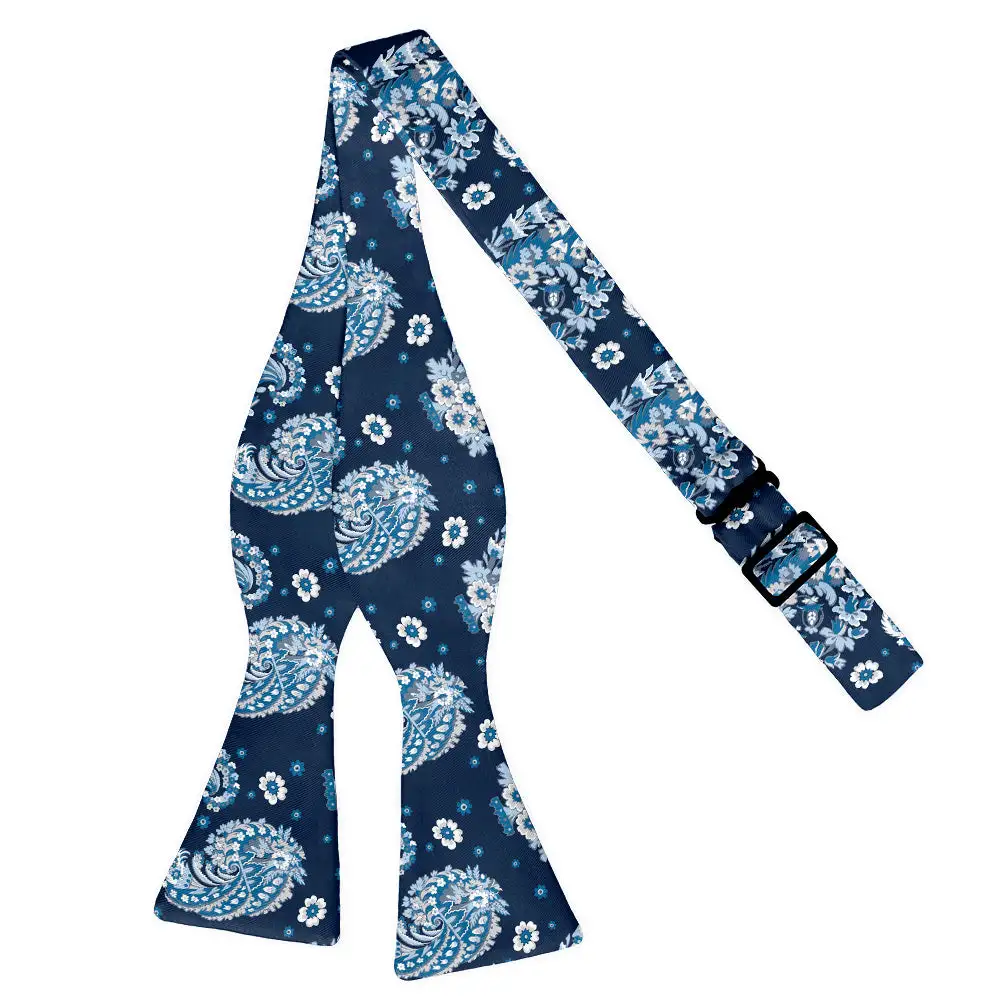 Floral Paisley Motif Bow Tie