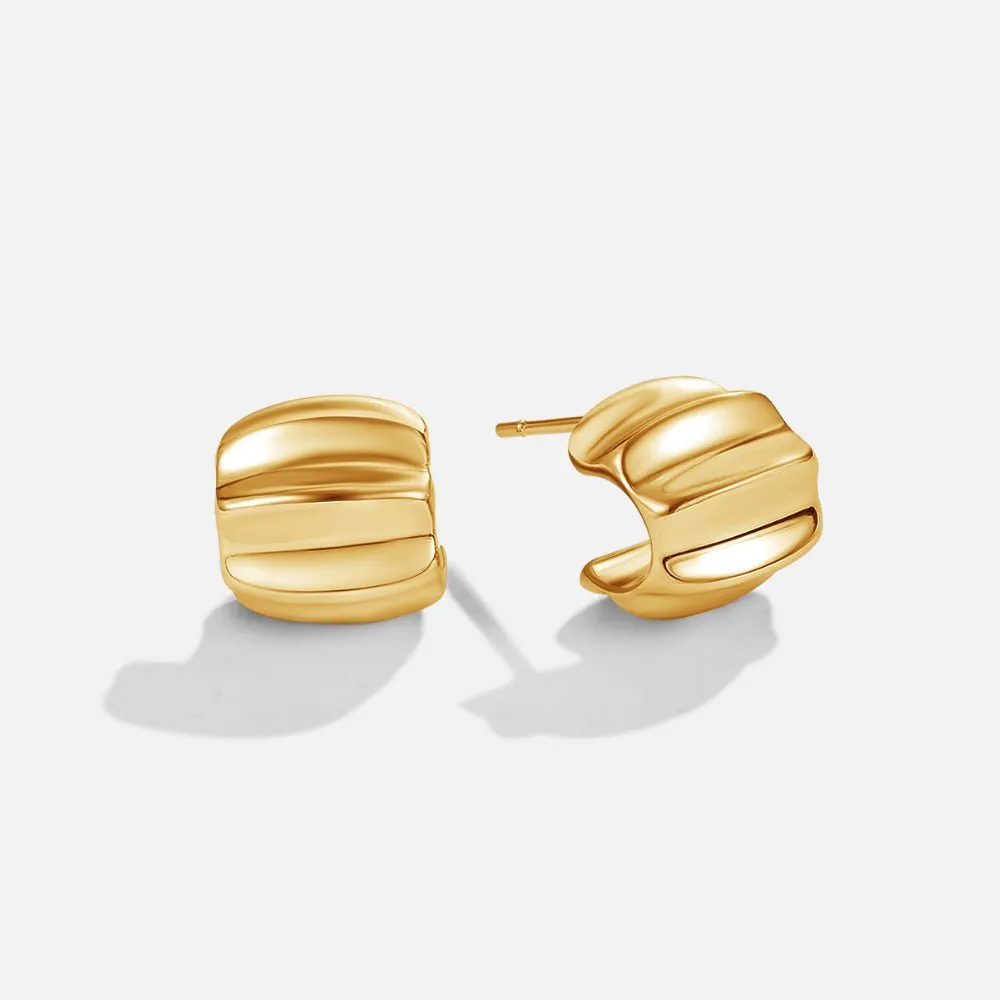 Hoop Wave Earrings