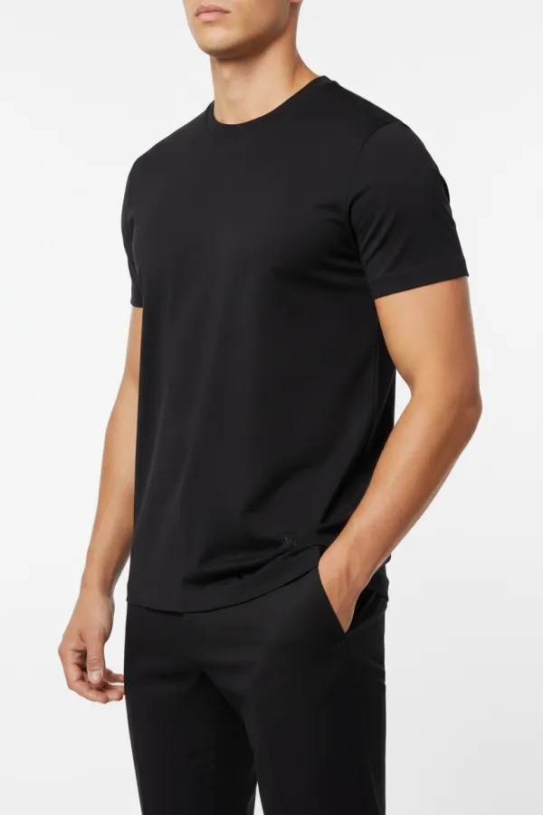 Polished Round Neck Crew Neck Cotton T-Shirt