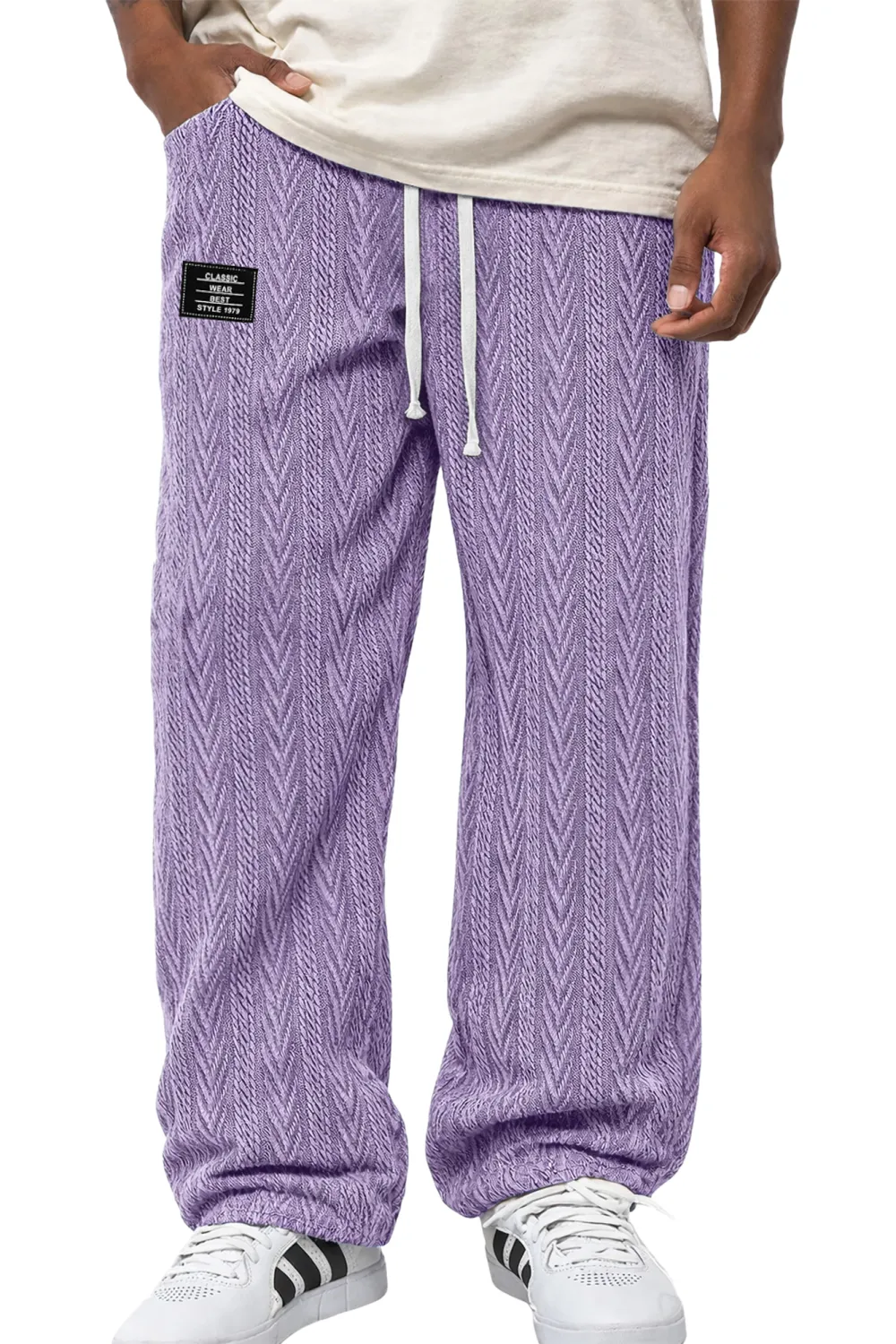 Jacquard Pull On Trousers