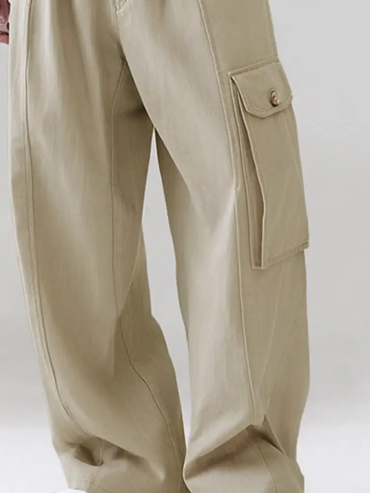 Cargo Loose Fit Cotton Pants