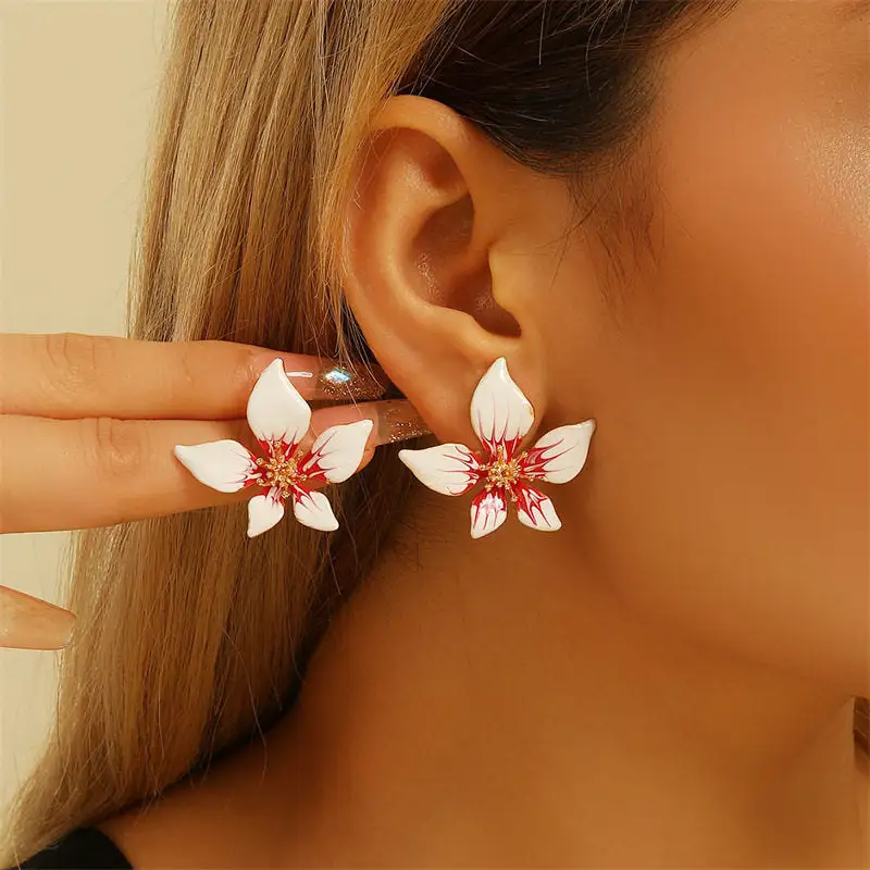 Floral Drop Earrings