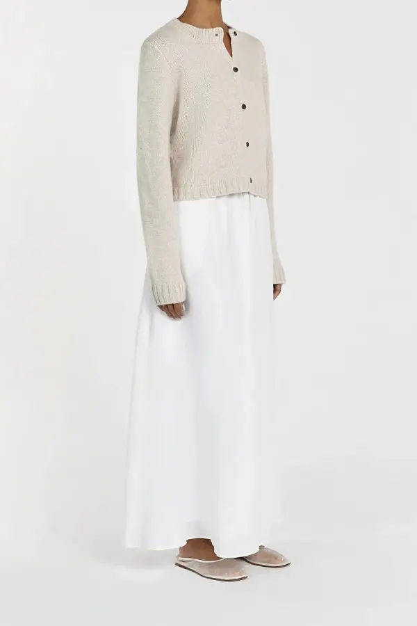CHALK KNIT CARDIGAN