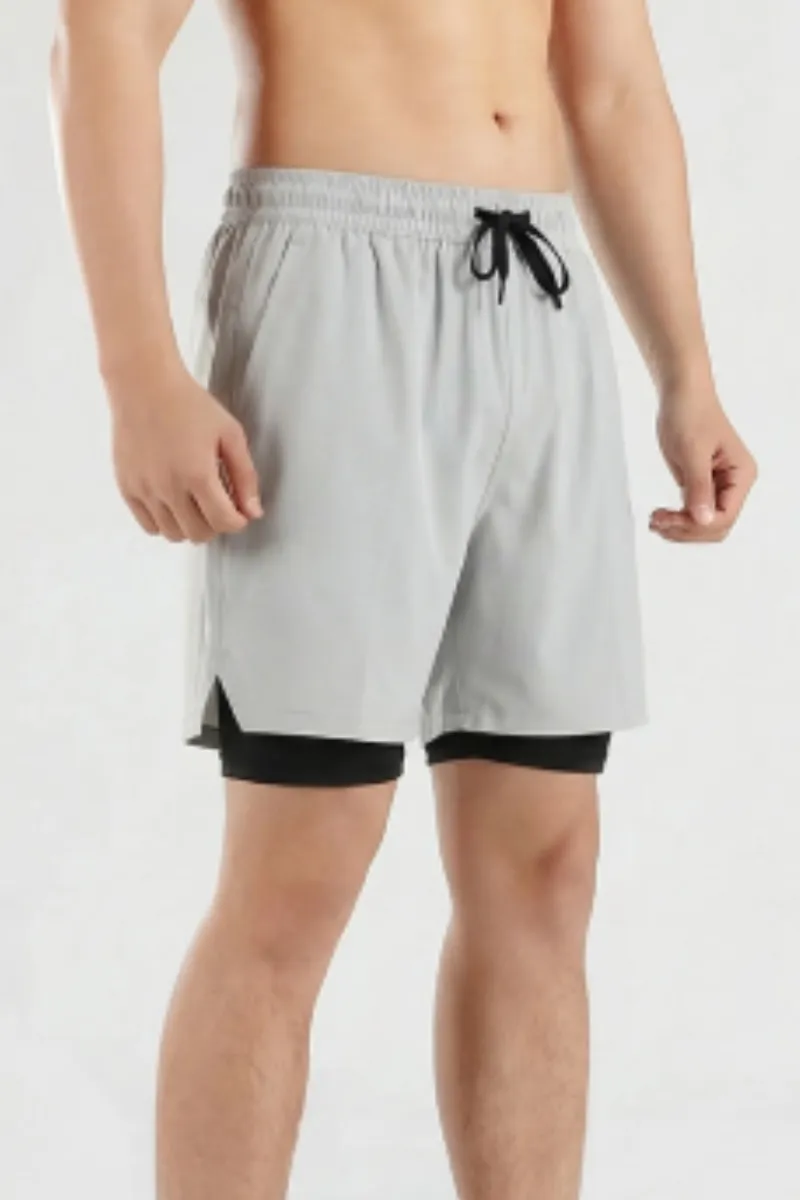 Quick Dry Breathable Drawstring Athletic Shorts