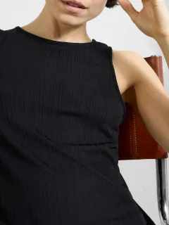 Casual Solid Color All-Match Sleeveless Dress