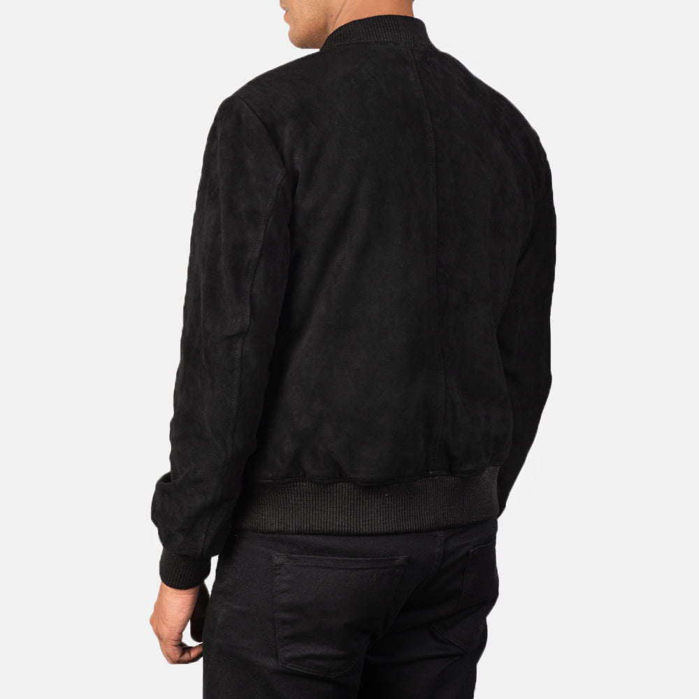 Men's Casual Bomber Suede Jacket
