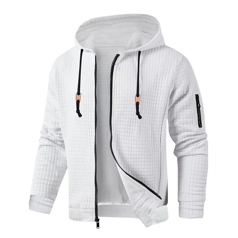 Textured Work Waffle Jacket