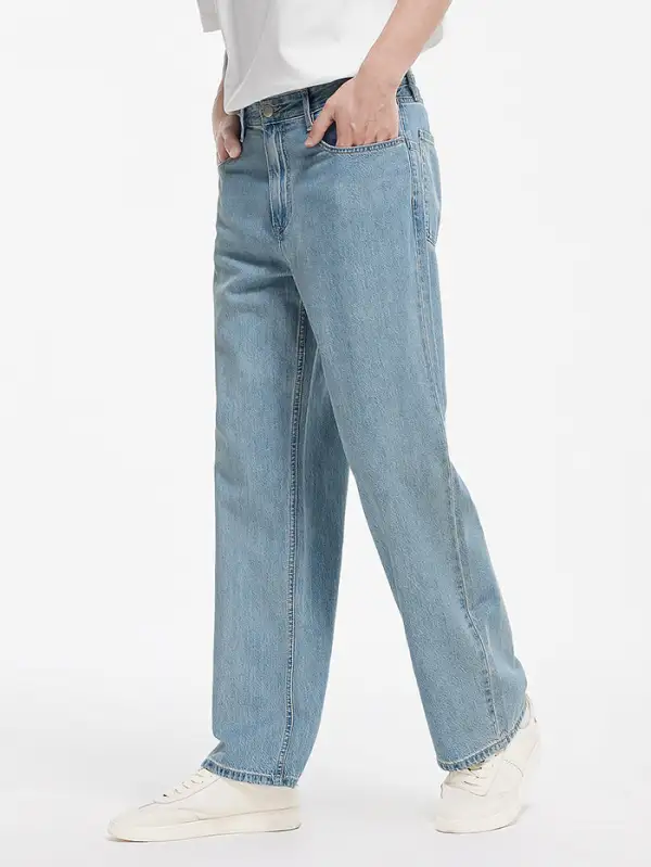 Men's Denim Easy-Waist Denim Pants