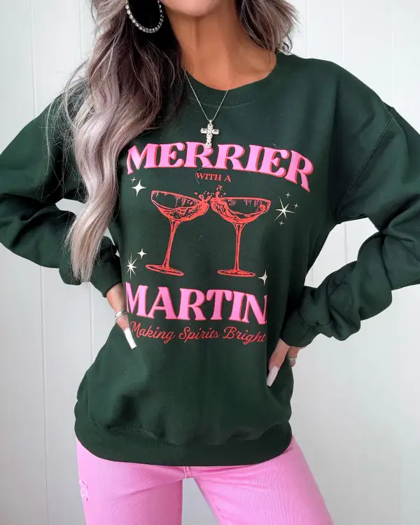 Versatile Classic Graphic Sweatshirt