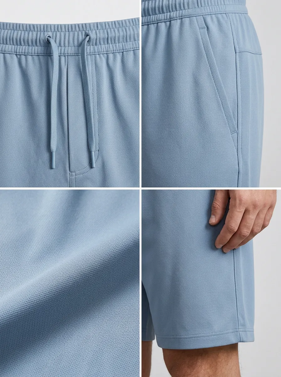 Contemporary Ice-Silk Casual Stretch Shorts