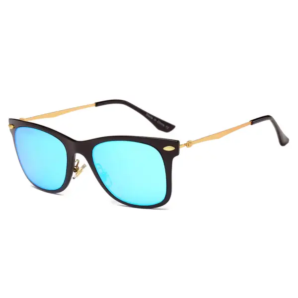 Classic Horn Rimmed Rectangle Sunglasses