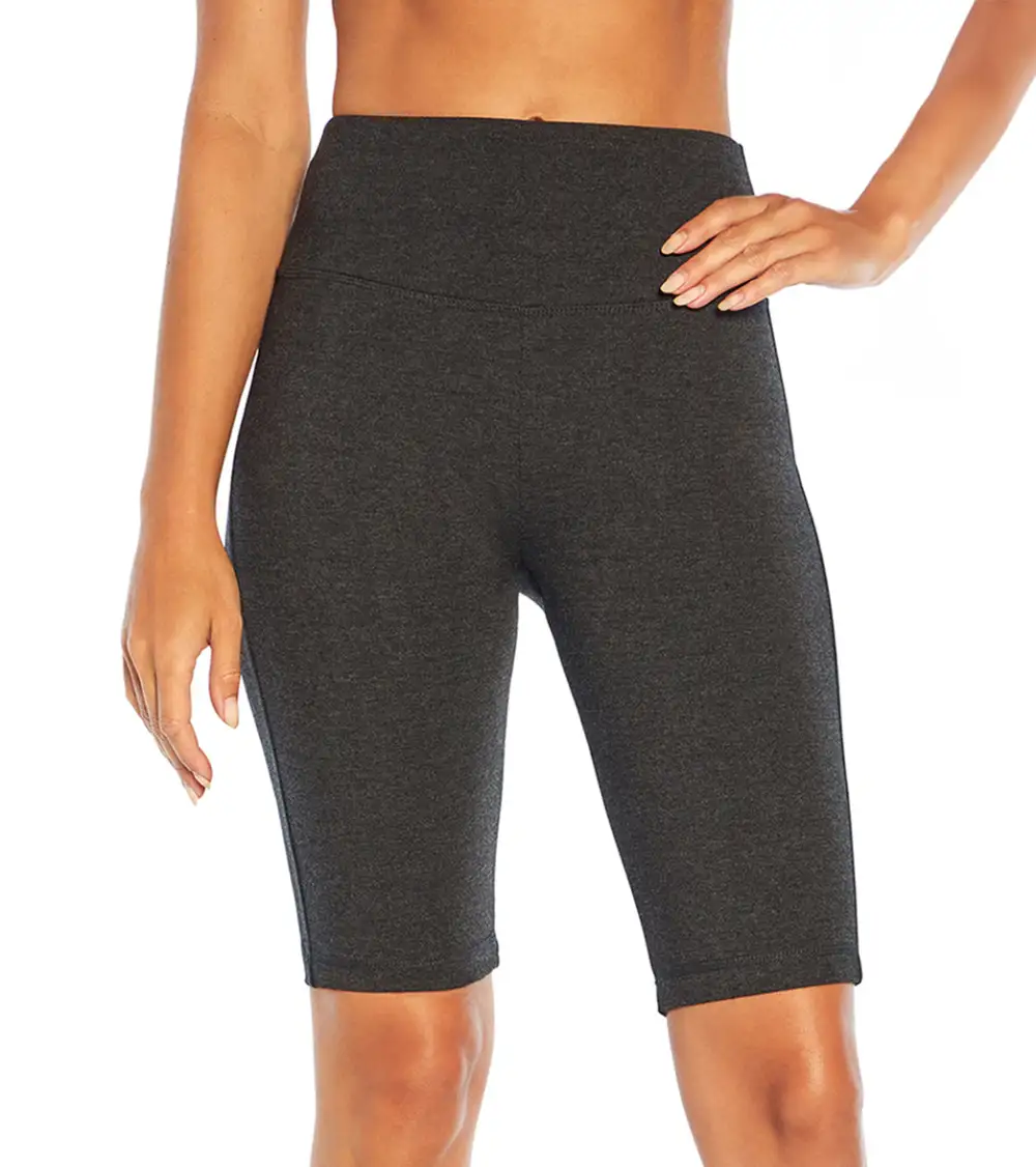 Elastic Waist Longline Yoga Shorts