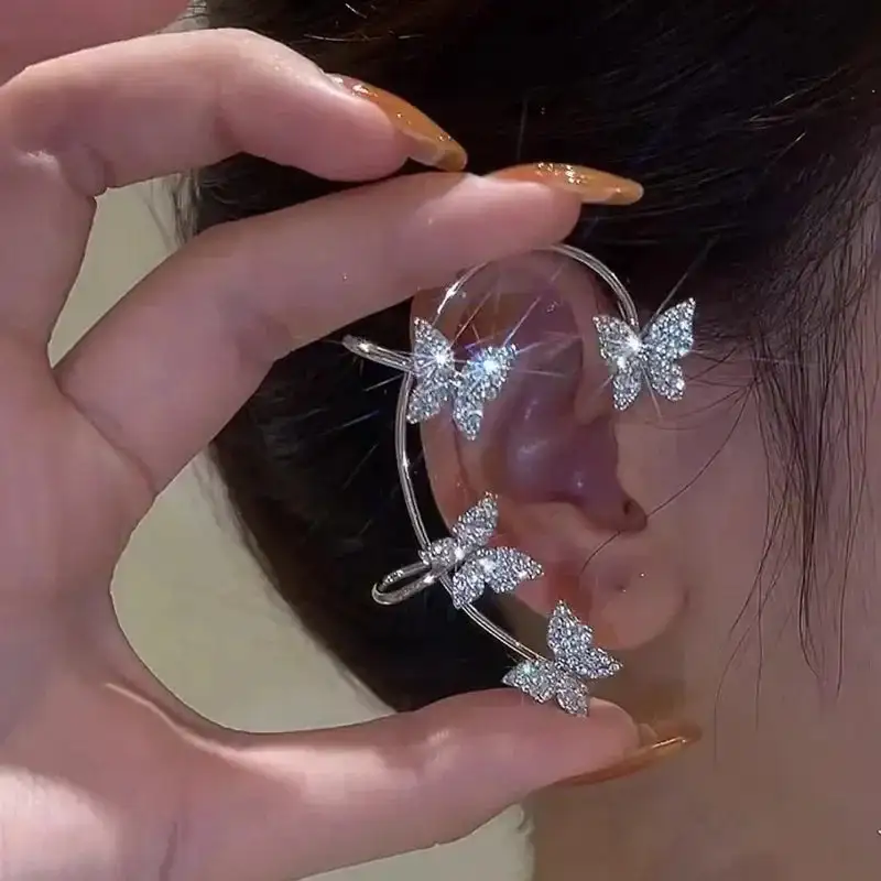 Geometric Drop Ear Cuff