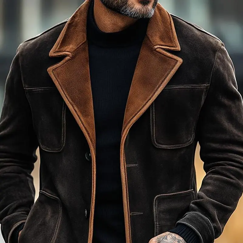 Easy Tailored Suede Blazer